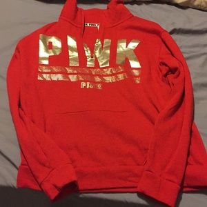 Red PINK 1/2 zip